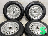 ブリヂストン V600 165/80R14 97/95N LT /日産純正 5.0J+ 114.3-4穴 4本