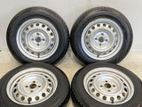 ブリヂストン V600 155/80R14 88/86 /トヨタ純正 5.0J+ 100-4穴 4本