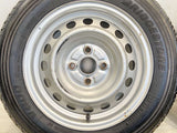 ブリヂストン V600 155/80R14 88/86 /トヨタ純正 5.0J+ 100-4穴 4本