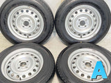 ブリヂストン V600 165/80R14 91/90N LT /日産純正 5.0J+ 100-4穴 4本