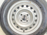 ブリヂストン V600 165/80R14 91/90N LT /日産純正 5.0J+ 100-4穴 4本