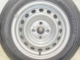 ブリヂストン V600 155/80R14 88/86N LT /トヨタ純正 5.0J+ 100-4穴 4本