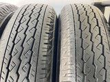ブリヂストン V600 155/80R14 88/86N LT /トヨタ純正 5.0J+ 100-4穴 4本