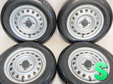 ブリヂストン V600 155/80R14 88/86N LT /トヨタ純正 5.0J+ 100-4穴 4本