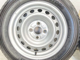 ブリヂストン V600 155/80R14 88/86 LT /トヨタ純正 5.0J+ 100-4穴 4本