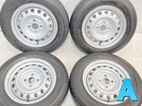 ブリヂストン V600 155/80R14 88/86LT /トヨタ純正 AL 5.0J+ 100-4穴 4本
