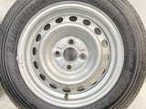 ブリヂストン V600 155/80R14 88/86LT /トヨタ純正 AL 5.0J+ 100-4穴 4本
