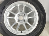 ダンロップ エナセーブ EC203 185/65R15 /ブリヂストン エコフォルム 5.5J+45 100-4穴 4本