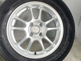 ダンロップ エナセーブ EC203 185/65R15 /ブリヂストン エコフォルム 5.5J+45 100-4穴 4本