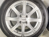 ヨコハマ ブルーアース E50 185/60R15 / COROE 6.0J+53 100-4穴 4本