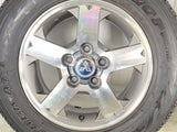 ダンロップ グラントレック AT3 175/80R15 /三菱純正 5.5J+46 114.3-5穴 4本