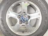 ダンロップ グラントレック AT3 175/80R15 /三菱純正 5.5J+46 114.3-5穴 4本