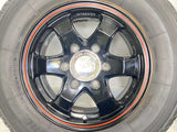 ブリヂストン V600 195/80R15 107/105L LT / キーラー 6.0J+33 139.7-6穴 4本
