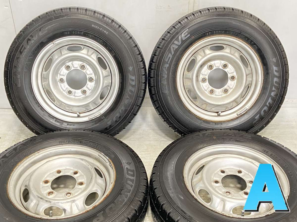 ダンロップ エナセーブ VAN01 195/80R15 107/105L LT /日産純正 5.5J+ 139.7-6穴 4本 –  タイヤ・ホイールカンパニー