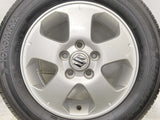 ヨコハマ ブルーアース E52 195/65R15 /スズキ純正 5.5J+45 114.3-5穴 4本