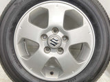 ヨコハマ ブルーアース E52 195/65R15 /スズキ純正 5.5J+45 114.3-5穴 4本