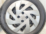 ブリヂストン ネクストリー 185/60R15 /トヨタ純正 5.5J+ 100-4穴 4本