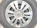 ブリヂストン V600 195/80R15 107/105L LT /日産純正 5.5J+ 139.7-6穴 4本