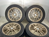 ヨコハマ ブルーアース 205/55R16 / RIVAZZA 7.0J+50 100-5穴 4本