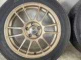 ヨコハマ ブルーアース 205/55R16 / RIVAZZA 7.0J+50 100-5穴 4本