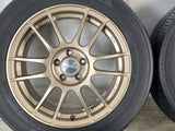 ヨコハマ ブルーアース 205/55R16 / RIVAZZA 7.0J+50 100-5穴 4本