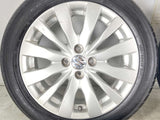 ヨコハマ エコス ES31 185/55R16 /スズキ純正 6.0J+45 100-4穴 4本