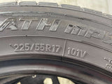 トーヨータイヤ トランパス mpZ 225/55R17 2本