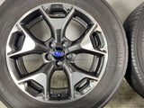 ヨコハマ ブルーアース E70GZ 225/60R17 /スバル純正 7.0J+55 100-5穴 4本