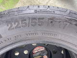コンチネンタル コンチプレミアムコンタクト5 225/55R17 2本
