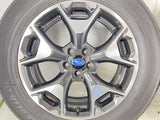 ヨコハマ ブルーアース E70 225/60R17 /スバル純正 7.0J+55 100-5穴 4本