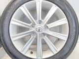 ヨコハマ ブルーアースRV02 215/55R17 /トヨタ純正 7.0J+45 114.3-5穴 4本