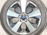 ヨコハマ ブルーアース RV-02 225/55R17 /スバル純正 7.0J+48 100-5穴 4本