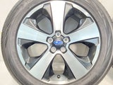 ヨコハマ ブルーアース RV-02 225/55R17 /スバル純正 7.0J+48 100-5穴 4本