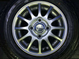 ダンロップ DSX-2 145/80R12 /ブリヂストン エコフォルム 12x4.0 42 100-4穴