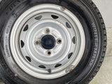 ダンロップ ウィンターマックス SV01 145R12 6PR / 汎用 3.5J+ 100-4穴 4本