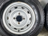 ダンロップ ウィンターマックス SV01 145R12 6PR / 汎用 3.5J+ 100-4穴 4本