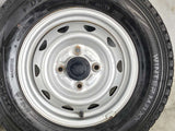 ダンロップ ウィンターマックス SV01 145R12 6PR / 汎用 3.5J+ 100-4穴 4本