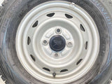 ダンロップ ウィンターマックス SV01 145R12 6PR / キャロウィン 3.5J+ 100-4穴 4本