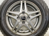 ダンロップ ウィンターマックス WM02 145/80R13 / WAREN 4.0J+45 100-4穴 4本