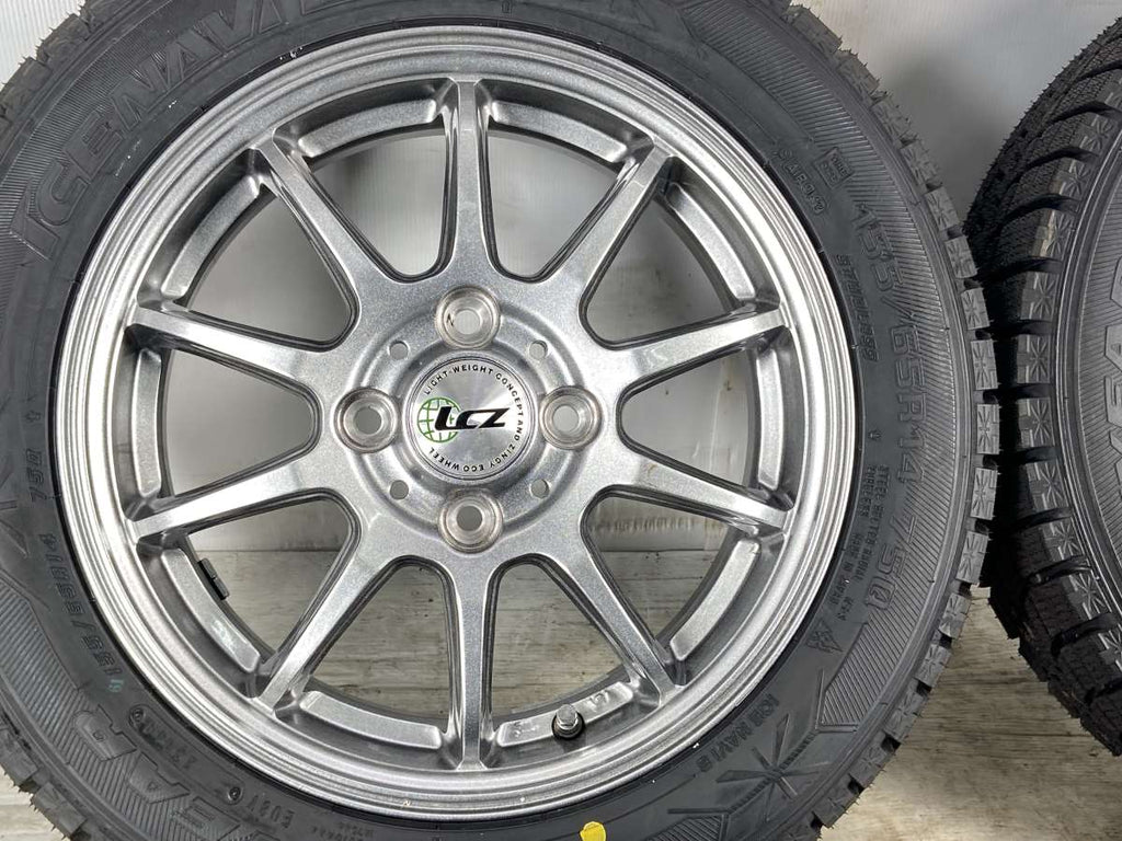 グッドイヤー アイスナビ 6 155/65R14 / LCZ 4.5J+45 100-4穴 4本