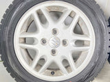ダンロップ ウィンターマックス WM01 155/65R14 /スズキ純正 4.5J+50 100-4穴 4本