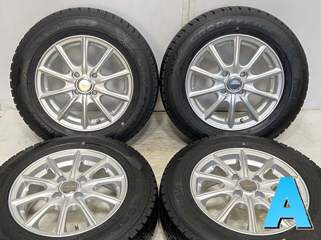 グッドイヤー アイスナビ 6 175/70R14 / エコフォルム 5.5J+39 100-4穴