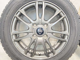 ダンロップ ウィンターマックス WM02 155/65R14 / VELVA 4.5J+45 100-4穴 4本