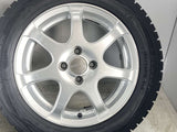ダンロップ ウィンターマックス WM01 185/60R15 / PRASINO 6.0J+40 100-4穴 4本