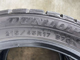 ダンロップ ウィンターマックス WM01 215/45R17 2本
