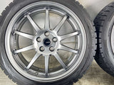 ダンロップ ウィンターマックス WM01 215/45R17 / G-SPEED 7.0J+48 100-5穴 4本