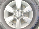 ブリヂストン ブリザック DM-V2 275/65R17 /トヨタ純正 7.5J+25 139.7-6穴 4本