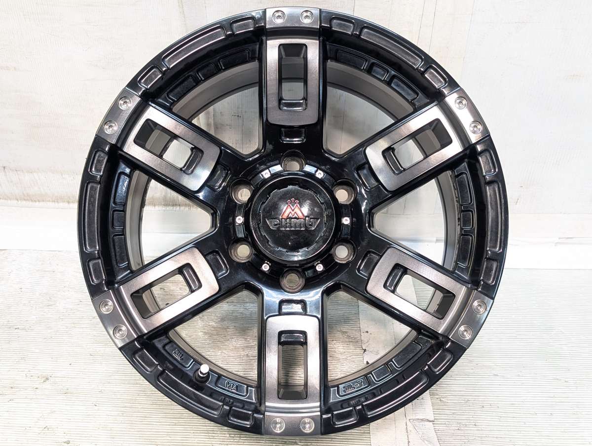 エムクライム カノン 17x8.0J+20 139.7-6穴 本 – タイヤ・ホイール