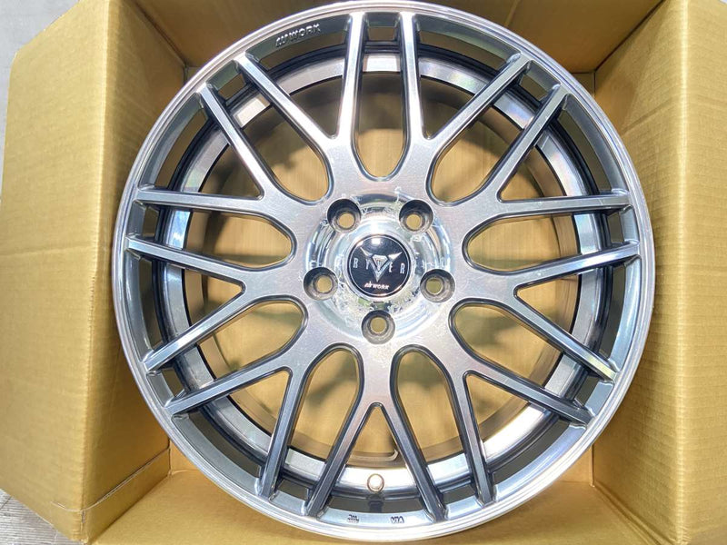 WORK レイバー 18x7.0J+53 114.3-5穴 本