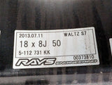 RAYS ヴァルツ ファージド S7 18x8.0J+50 112-5穴 本